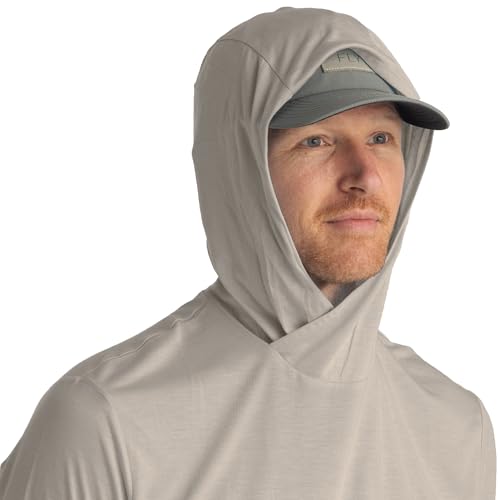 Free Fly Men's Lightweight Hoodie - UPF 20+ Sun Protection Hoodie for Men - Breathable Long Sleeve Sun Shirt for Fishing3