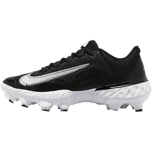 Nike Alpha Huarache Elite 4 Low MCS Chaussures de baseball pour homme, noir, 41 EU