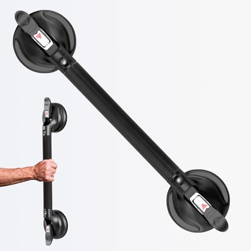 Daren Medical 19-Inch Shower Handle - Upgraded Grab Bar with Strong Suction Cups for Bathtub &...