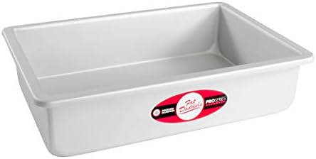 Fat Daddio's POB-7113 Anodized Aluminum Sheet Cake Pan, 7 x 11 x 3 Inch