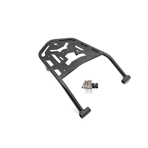 Soporte carga CRF300L con respaldo integrado para fijación segura de equipaje en moto Rally 4
