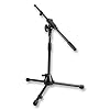 Pulse Short Microphone Stand with Adjustable Mic Boom Arm #1