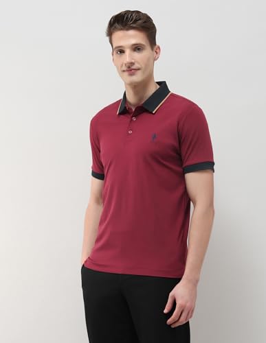 Image of U.s.Polo Association Men's Solid Slim fit Polo Shirt