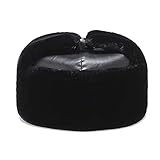 【Occasions】 Chapeau de fourrure convient aux activités de plein air hivernales, telles que ski, snowboard, randonnée, vélo, camping, etc. Super cadeau pour anniversaire, noël, nouvel an.