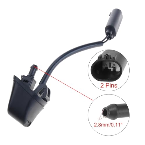 Boquilla térmica limpiaparabrisas 7131299 para BMW E90 E91 E92 E93 4