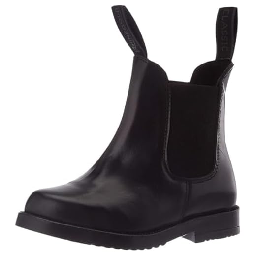 Rhinegold Unisex-ungdom bekväma klassiska Jodhpur-stövlar