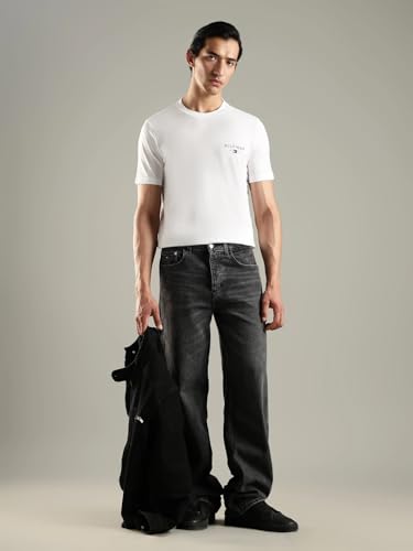 Image of Solid Regular Fit Cotton T-Shirt