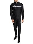 Under Armour Men's Challenger Tracksuit, Men's Tracksuit with Fast-Drying Material and Ankle Zips, Comfortable and Tough Gym Wear for Sports and Training,Black / / White,MD