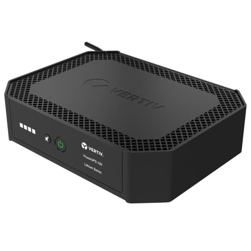 Vertiv Liebert PowerUPS 100 PUL-350LVT Lithium-Ion UPS 350VA Battery Backup