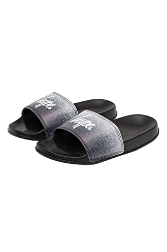 Image of hype Childrens/Kids Speckle Fade Sliders (10 UK Child) (Black/White)