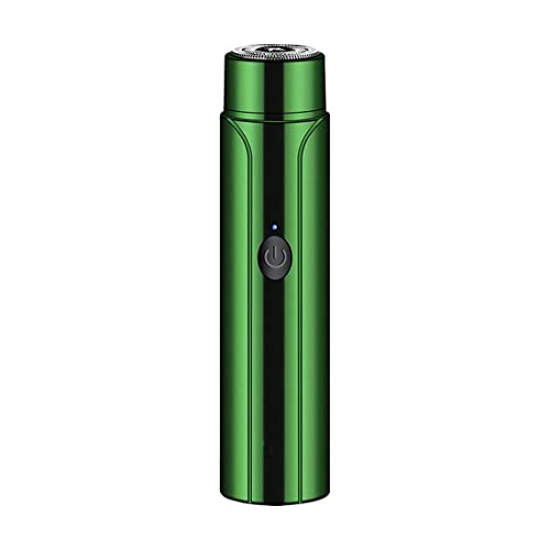 Pesderty Mini Afeitadora EléCtrica PortáTil, Afeitadora Resistente Al Agua, Afeitadora Rotativa Recargable por USB, Regalo para, Marido, Papá, Verde Pesderty Mini Afeitadora EléCtrica PortáTil, Afeitadora Resistente Al Agua, Afeitadora Rotativa Recargable por USB, Regalo para, Marido, Papá, Verde