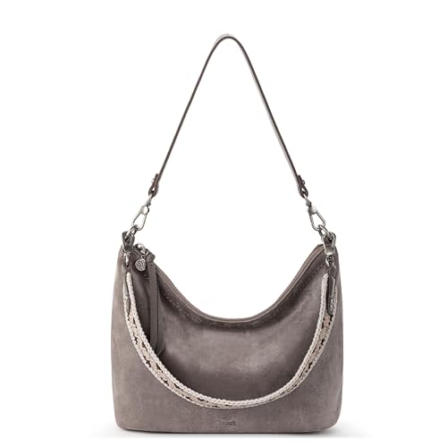 Image of The Sak Jasmine Small Hobo Bag - Leather Shoulder Purse with Zipper