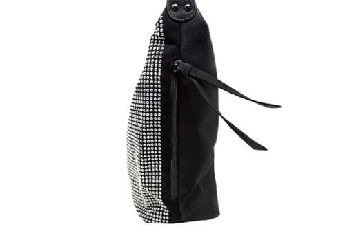 Bolso Hobo con Cristales y Correa Desmontable miniatura 5