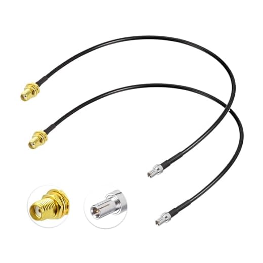 Eightwood SMA Kabel 4G LTE Antenne SMA Buchse auf TS9 Stecker mit 30cm 11.8inch RG174 2 Stücke für Hsdpa Huawei 2G 3G 4G LTE Antenne UMTS Mobile Broadband MEHRWEG