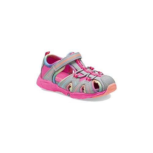Merrell Kid's Unisex Hydro Jr Sport Sandal, Grey/Multi,7 Little Kid