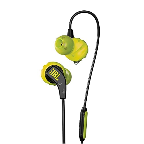 Image of JBL Endurance Run, Sports in Ear Wired Earphones with Mic, Sweatproof, Flexsoft eartips, Magnetic Earbuds, Fliphook & TwistLock Technology with Voice Assistant Support for Mobiles (Yellow)