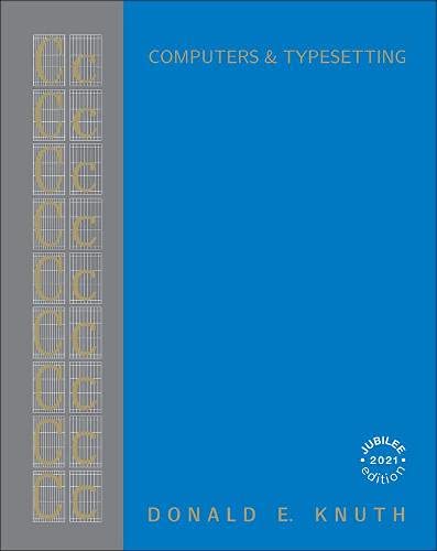 Computers & Typesetting, Volume C: The Metafont Book (Computers and Typesetting, C)