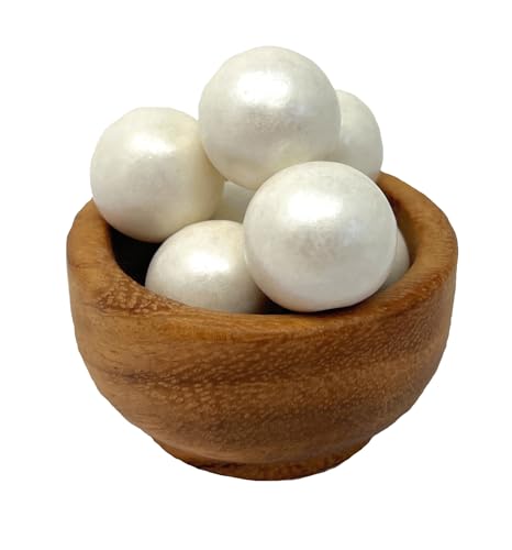 YANKEETRADERS White Fruit Flavored Gumballs 1", 2 Pounds Bulk - image 3