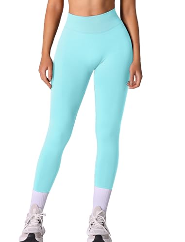 Legging froissé femme AGYMNX pantalon de yoga sans couture taille haute