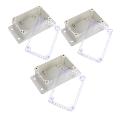 Boîtes à électriques étanches en plastique : lot de 3 boîtiers haute protection