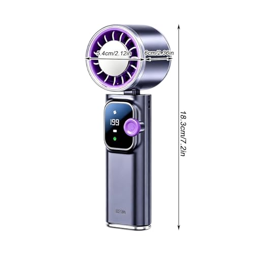 Ventilateur portable contre la chaleur faible bruit et pliable