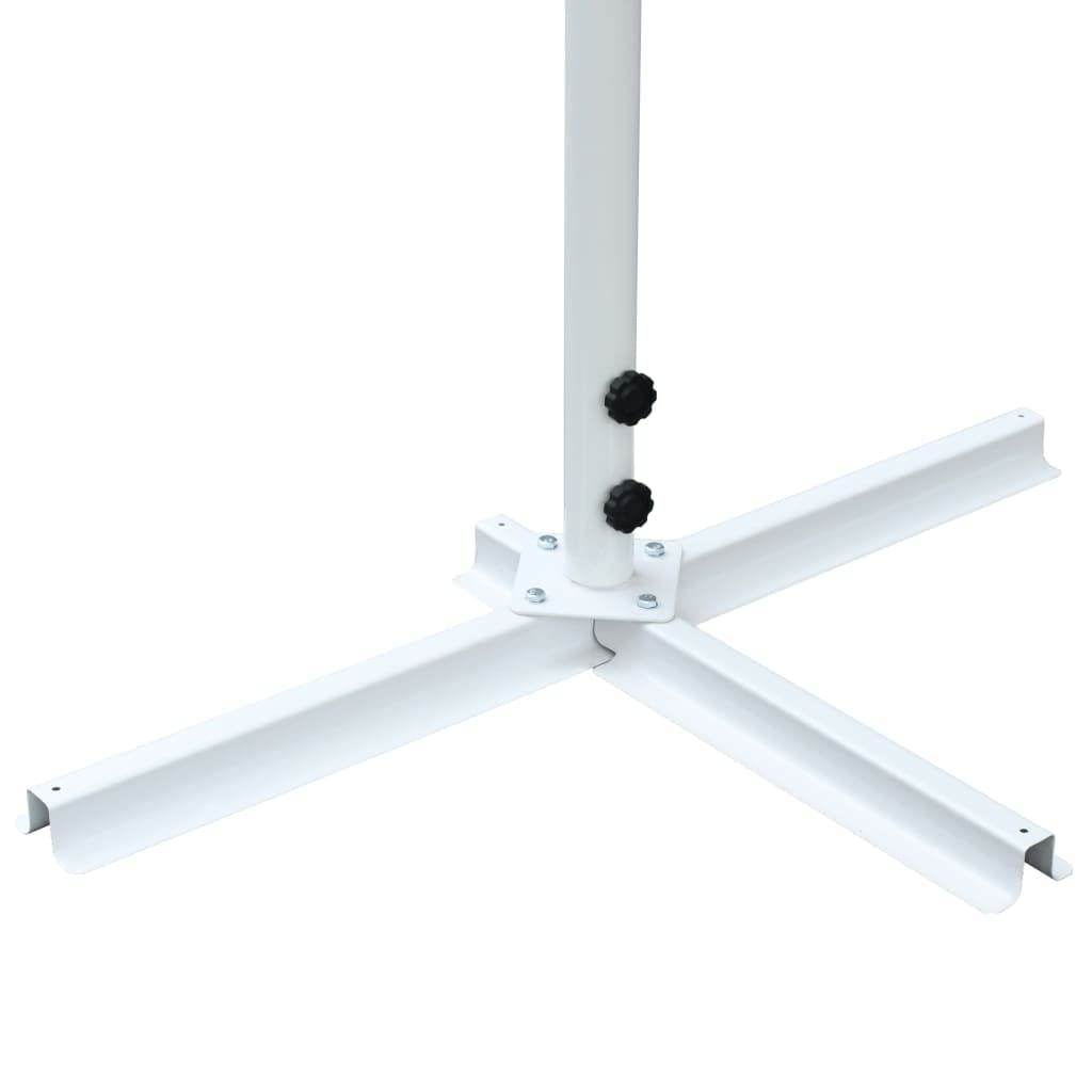 Festnight Store Double Pente 5 x 3 m Store Banne Autoportant Double Pente à Manivelle pour Terrasse et Jardin Auvent autoportant,Anti-UV-Crème-5 x 3 m