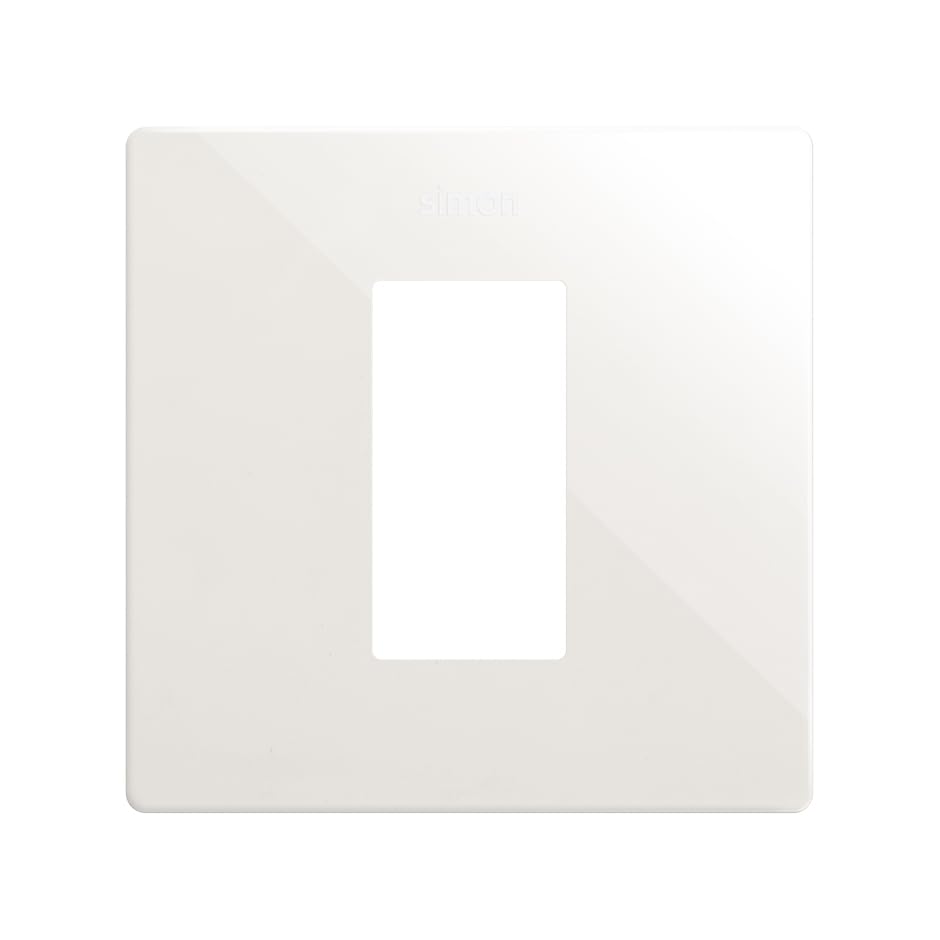 SIMON - KIT interruptor regulable conectivo de empotrar blanco, Simon 270, Interruptor de Pared Plano y Fino desde tu Smartphone, Incluye Marco, Tapa y Mecanismo, Color blanco