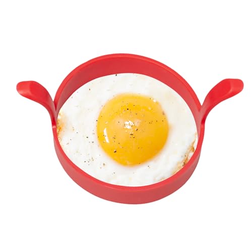 Anneaux à œufs en silicone | Moules ronds pour œufs au plat | Moule à crêpes en silicone anti-adhésif résistant à la chaleur Gadgets de cuisine pour la...