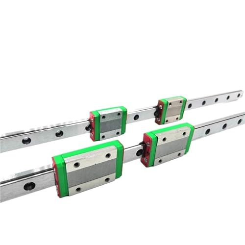 Rail de guidage MGN12 avec 2 rails miniatures de 100mm et 4 blocs lineaires