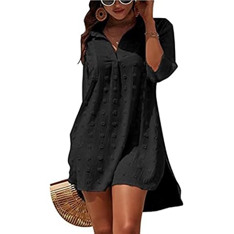 Camisa Suelto de Bikini Casual para Mujer Cover