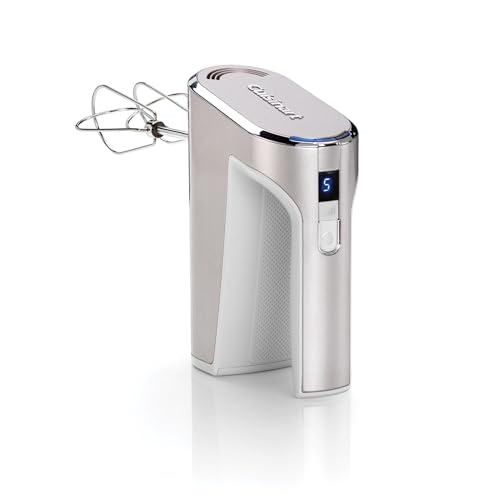 Cuisinart Batidora de mano eléctrica sin cable | Batidora de repostería | Batidores de acero inoxidable, 5 velocidades | Sin cable | Carga por USB | 20minutos de uso continuo | Apta para lavavajillas