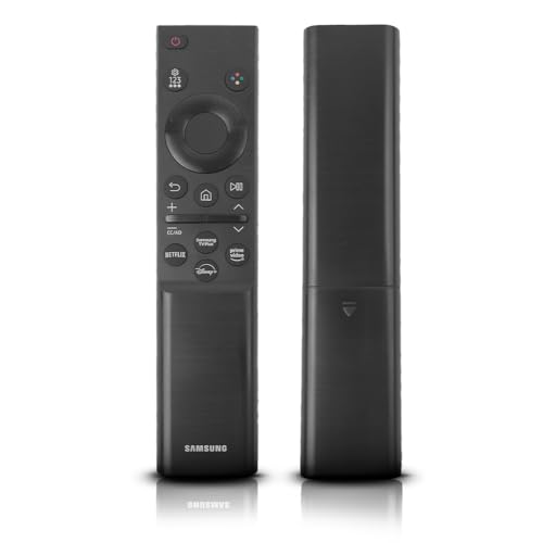 Image of OEM Original Replacement Voice Remote Control for Samsung Smart TV Includes Netflix, Prime Video and Samsung Internet Shortcut Buttons (BN59-01354A), Black