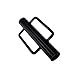Dailydanny Fence Post Driver 16.5 Inch T Post Driver, 11LB Heavy Duty Hand Post Pounder with Handle for U Fence Post (Black)