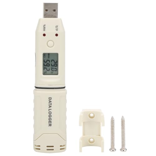 FLEXMAN USB Temperature Data Logger, Temperature Humidity Recorder, Cold Storage Thermometer for Cold Chain Alarm, Laboratory Agricultural Greenhouse