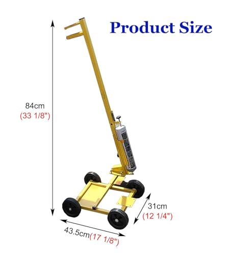 Aplicador de marcado de línea – Carrito de marcadores de pintura de ancho ajustable para un marcado eficiente de superficies y rayas de seguridad