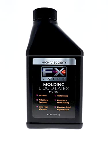 HV-65 Pint of High Viscosity Natural Liquid Latex Mold Making Rubber 