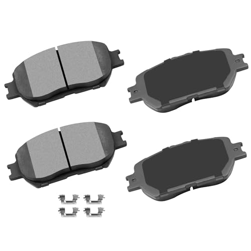 Image of cciyu D908 D1391 Brake Pads w /Hardware Front Rear Disc Brake Pad Set | Fit For Lexus For IS250 2014-2015
