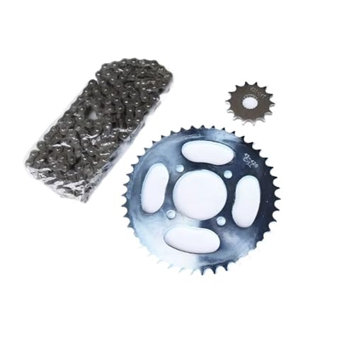 Kit chaîne et pignon EN125 anti-vibration pour moto