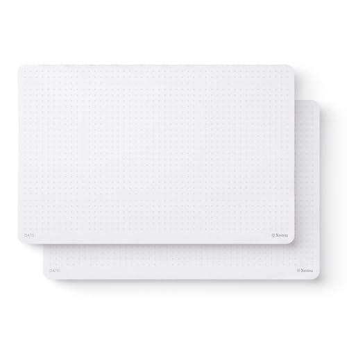 Tapis de souris à pois Notsu avec bloc-notes en papier épais pour optimiser le bureau