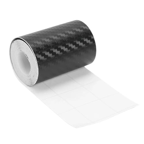 Pegatina de fibra de carbono 3D para coche que evita roces en el parachoques y las puertas