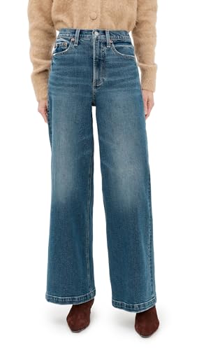 PISTOLA Womens Lana High Rise Ultra Wide Leg Petite Jeans Soho 30