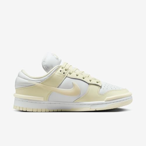 Nike Dunk Low Twist Women's Shoes (DZ2794-104, Coconut Milk/White/Guava Ice) Size 113