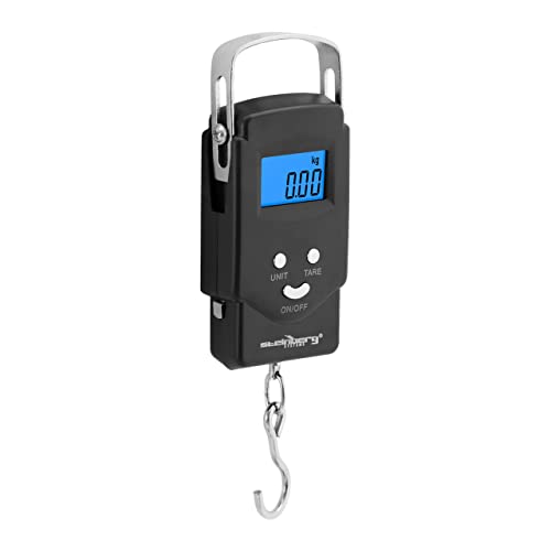 Steinberg Systems SBS-DFS-13 Hängewaage 50 kg / 20 g Edelstahlgriff Kofferwaage Zugwaage Cover