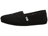 TOMS Womens Classic Slip-Ons Black/Black 9 B(M) US