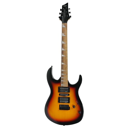Image of SEIB370 Electric Guitar, HSH Pickups, Basswood Body, Rosewood Fingerboard (Sunburst)