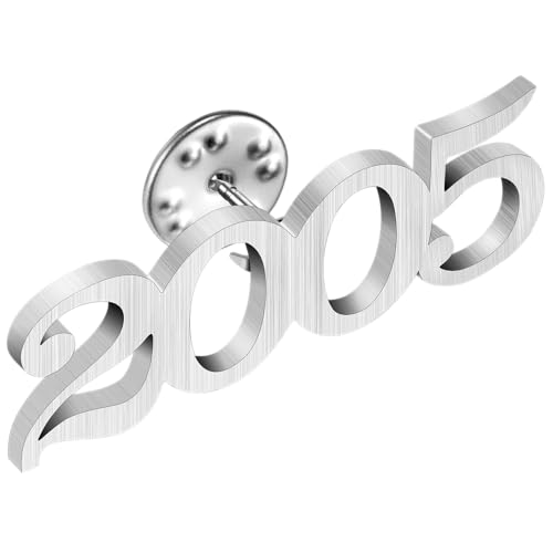 Image of AMITER Birth Year Lapel Pin, 1970-2025 Enamel Brooch Pins Tie Tacks for Men & Women Birthday, Graduation, Anniversary