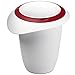 Westmark Quirltopf mit zweigeteiltem Deckel, 1 l, Mit Ausgießer, Kunststoff, Weiß/Rot, 3151227R