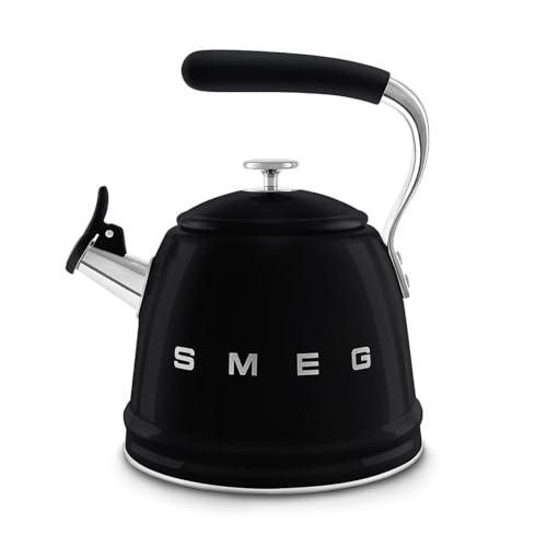 Smeg, WKF01BL Wasserkessel, aus Edelstahl, 2,3 l...
