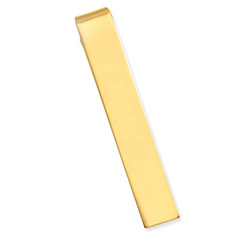 ICE CARATS Gold Plated Kelly Waters Tie Bar Man Tac Lapel Pin Fashion Jewelry for Dad Mens Gifts for Him