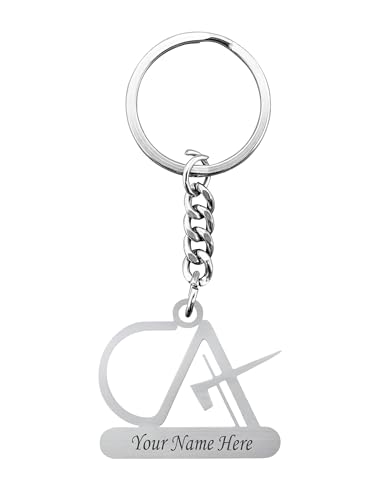 Image of SAVRI Personalized Stainless Steel Keychain | With Name Engraved | Premium Gift | Keyring for Office & Gifting